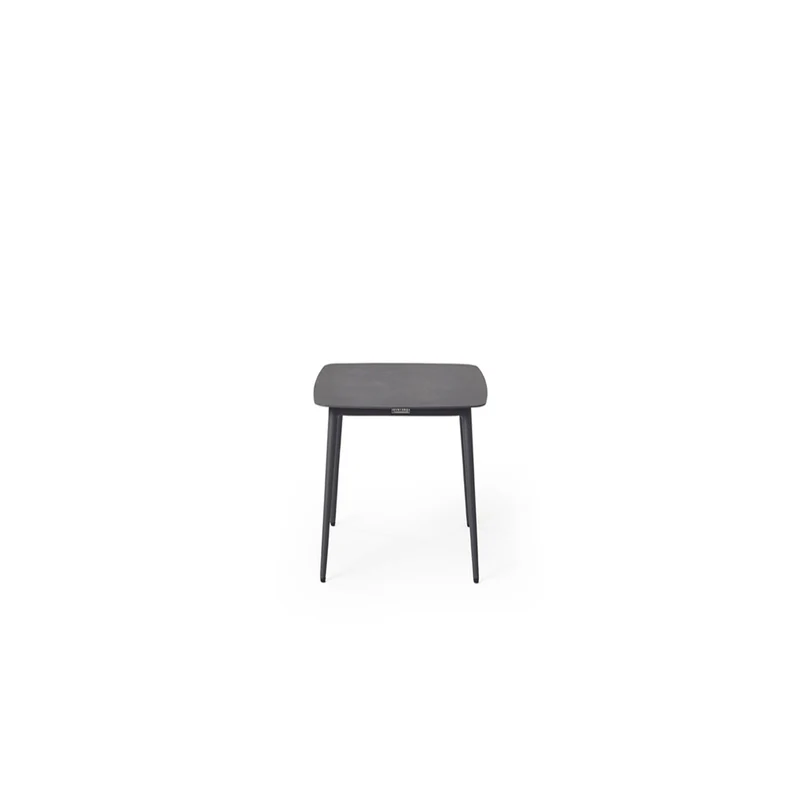 Nusa Side Table in Charcoal Aluminum