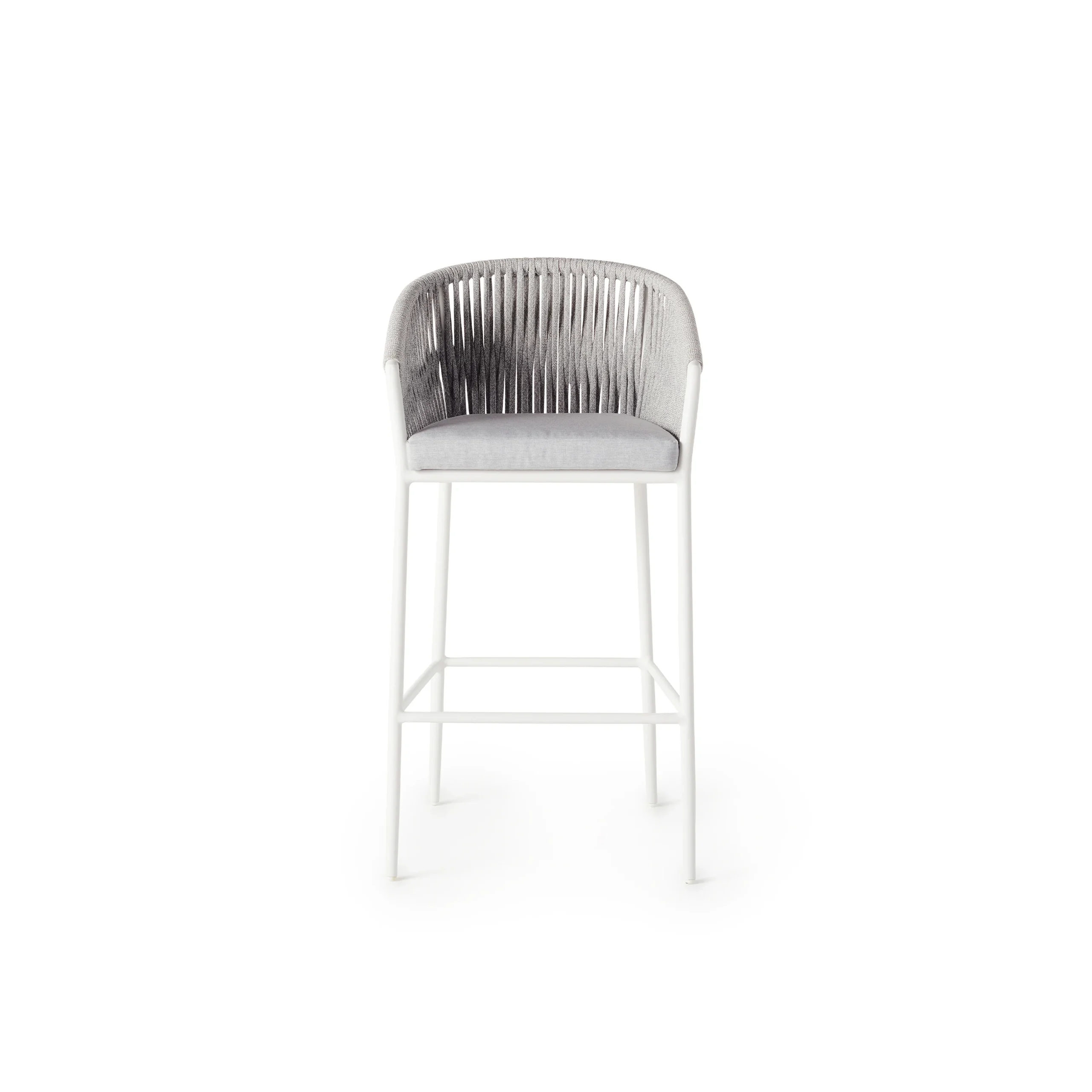 Nusa Bar Chair in White Aluminum thumbnail 5