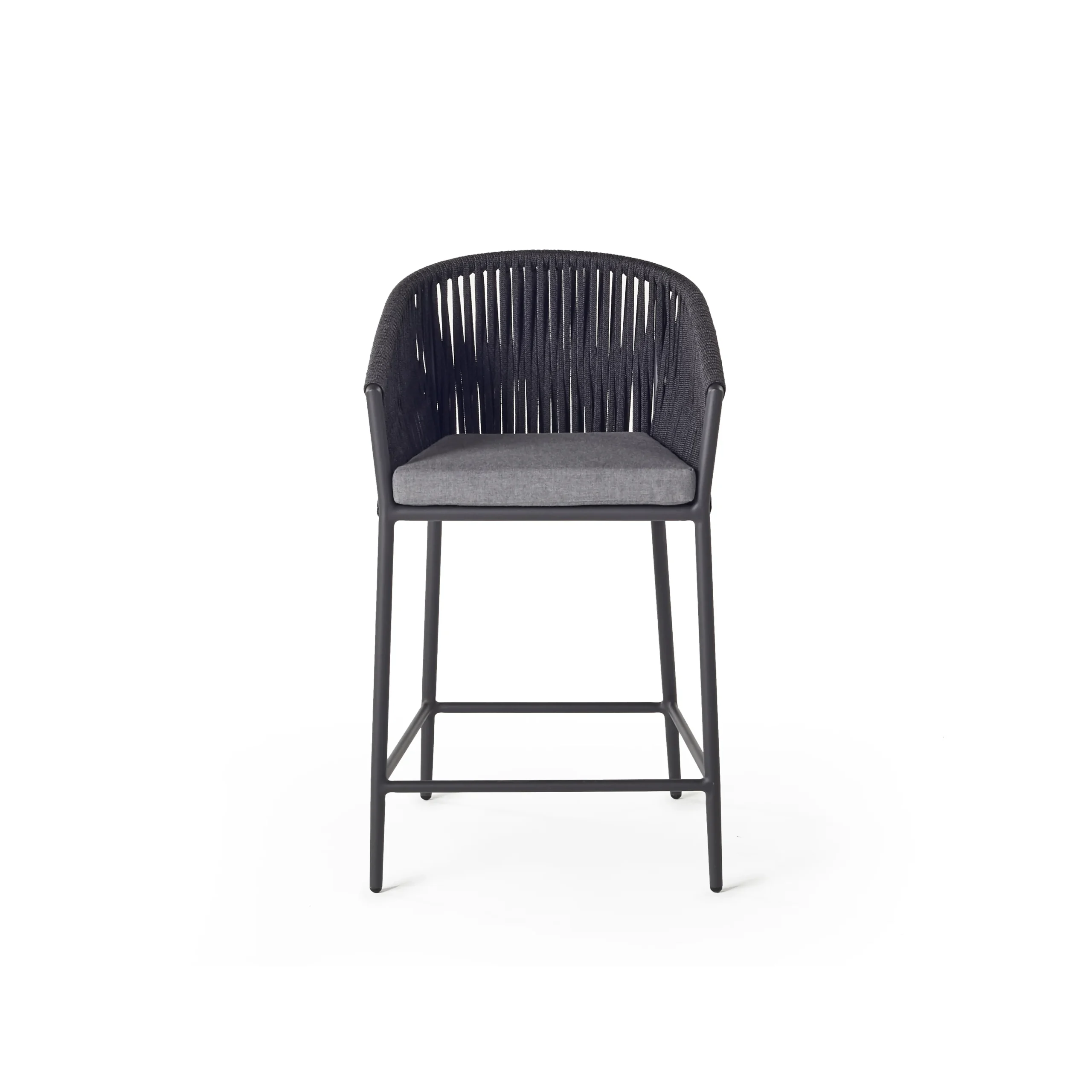 Nusa Counter Chair in Charcoal Aluminum thumbnail 4
