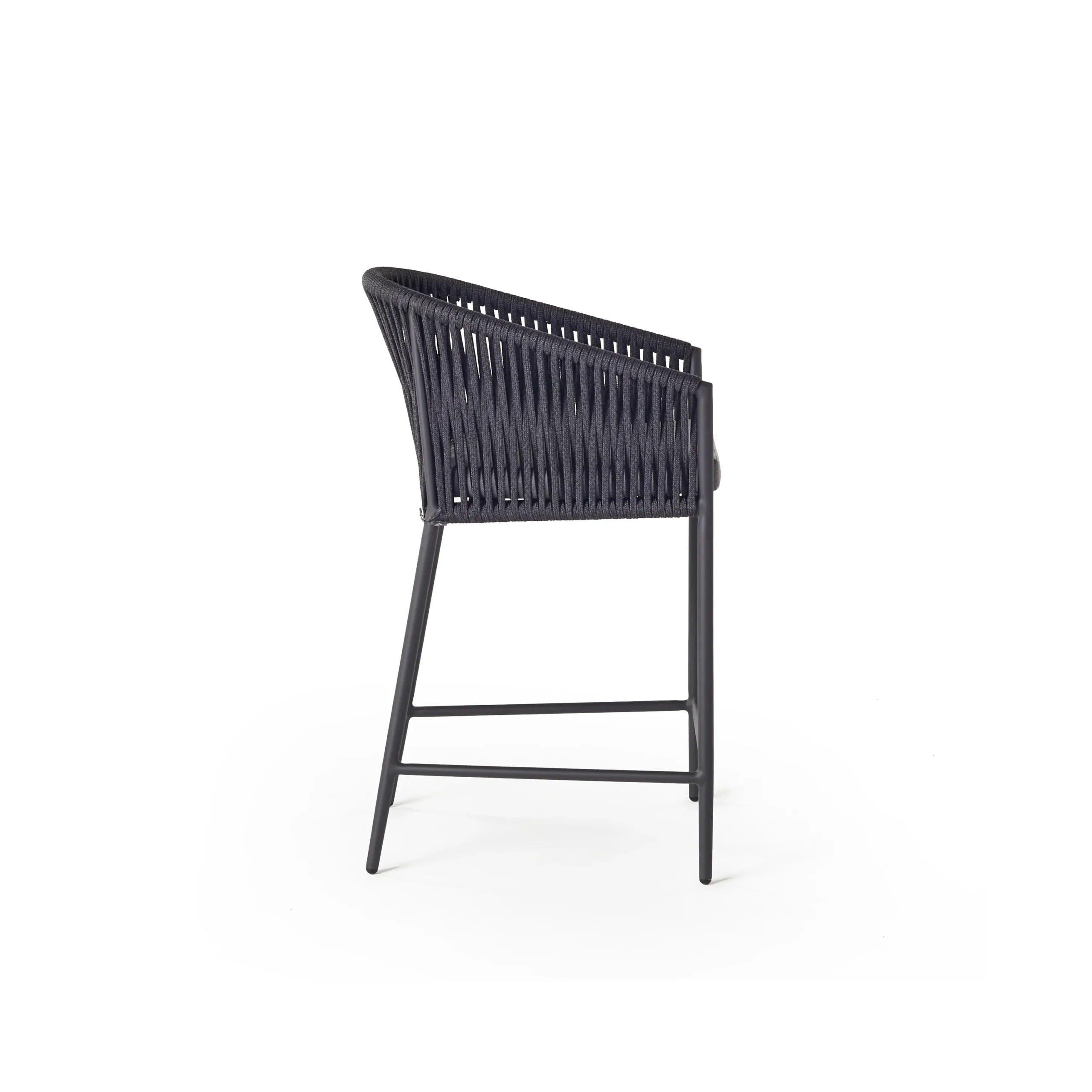 Nusa Counter Chair in Charcoal Aluminum thumbnail 3