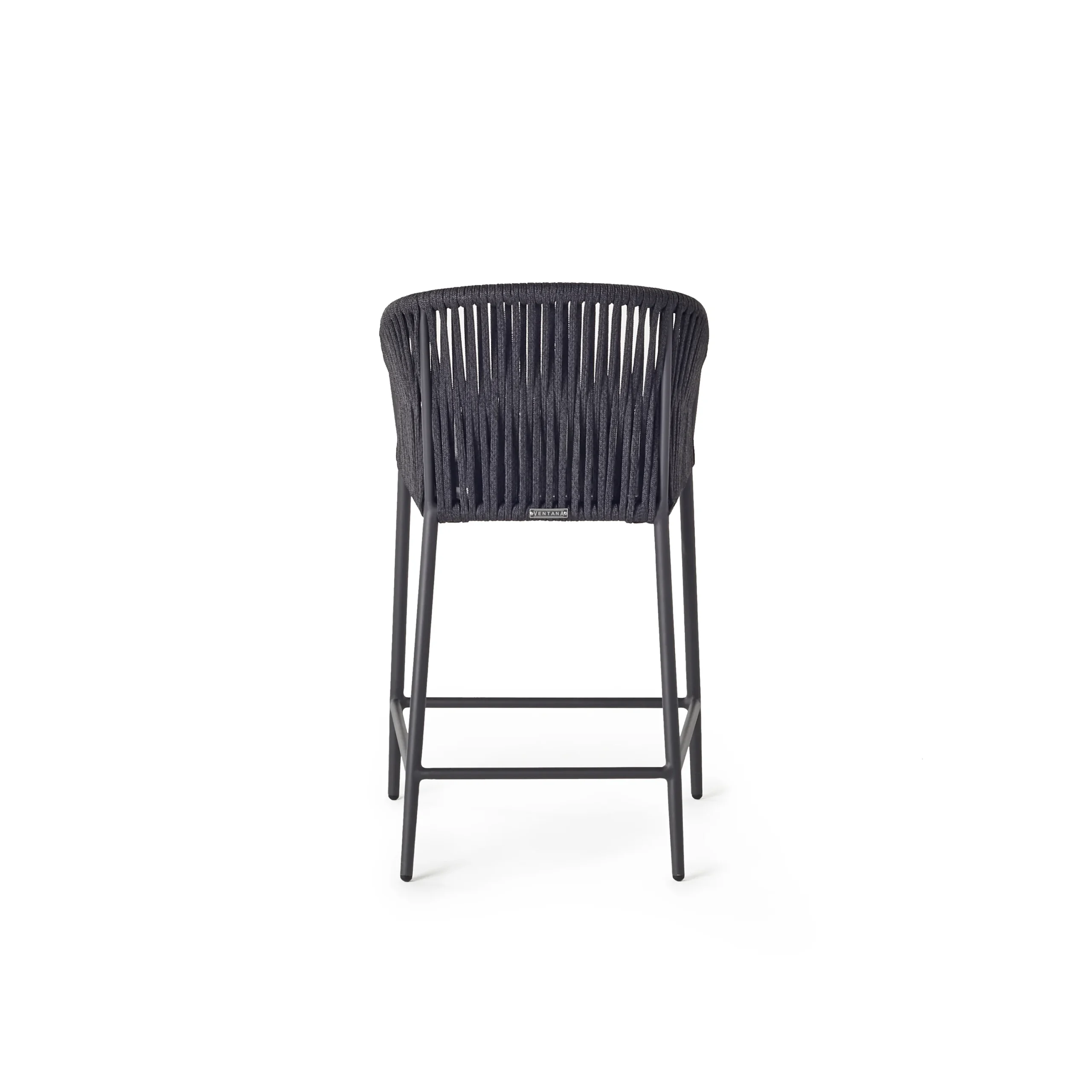 Nusa Counter Chair in Charcoal Aluminum thumbnail 2