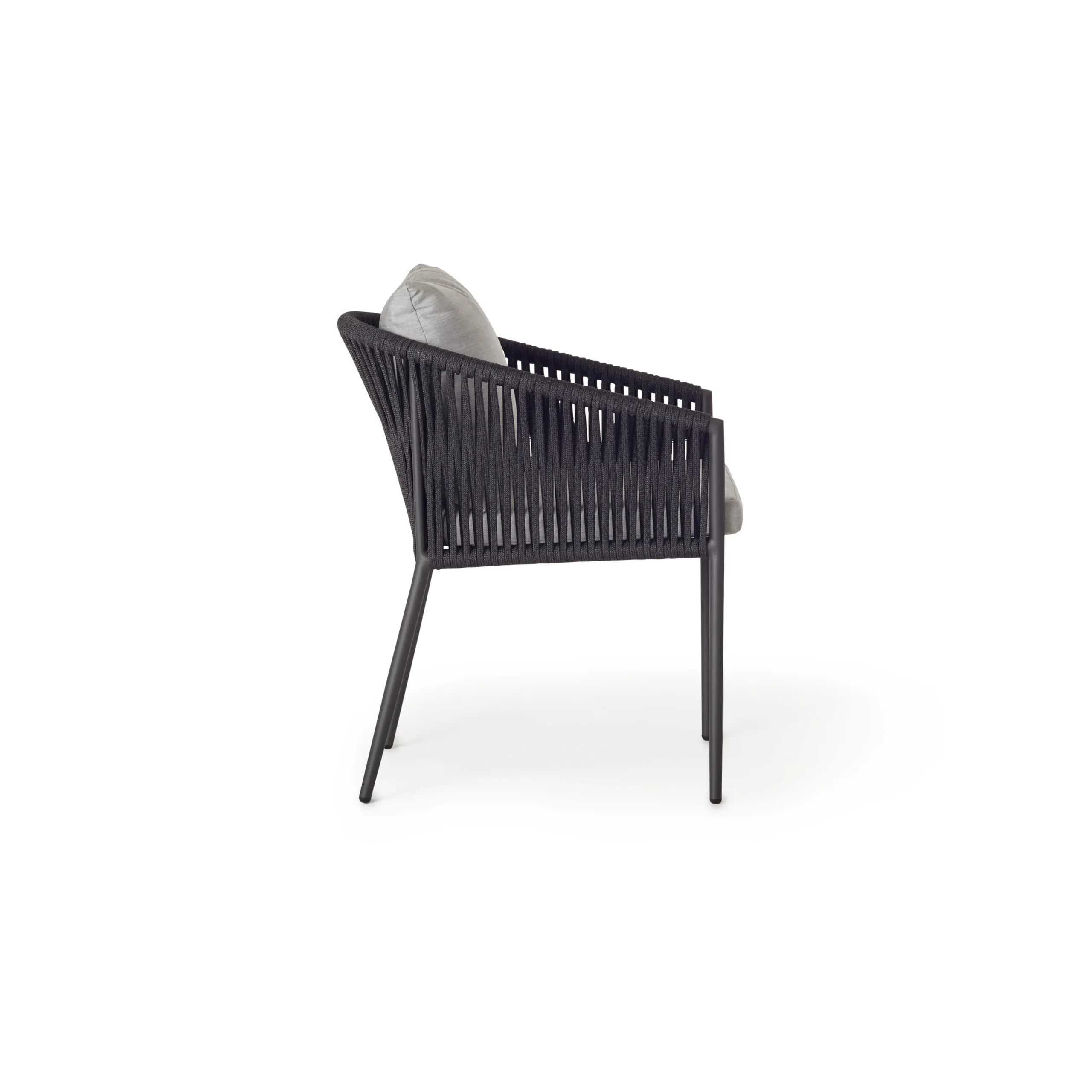 Nusa Lounge Chair in Charcoal Aluminum thumbnail 4