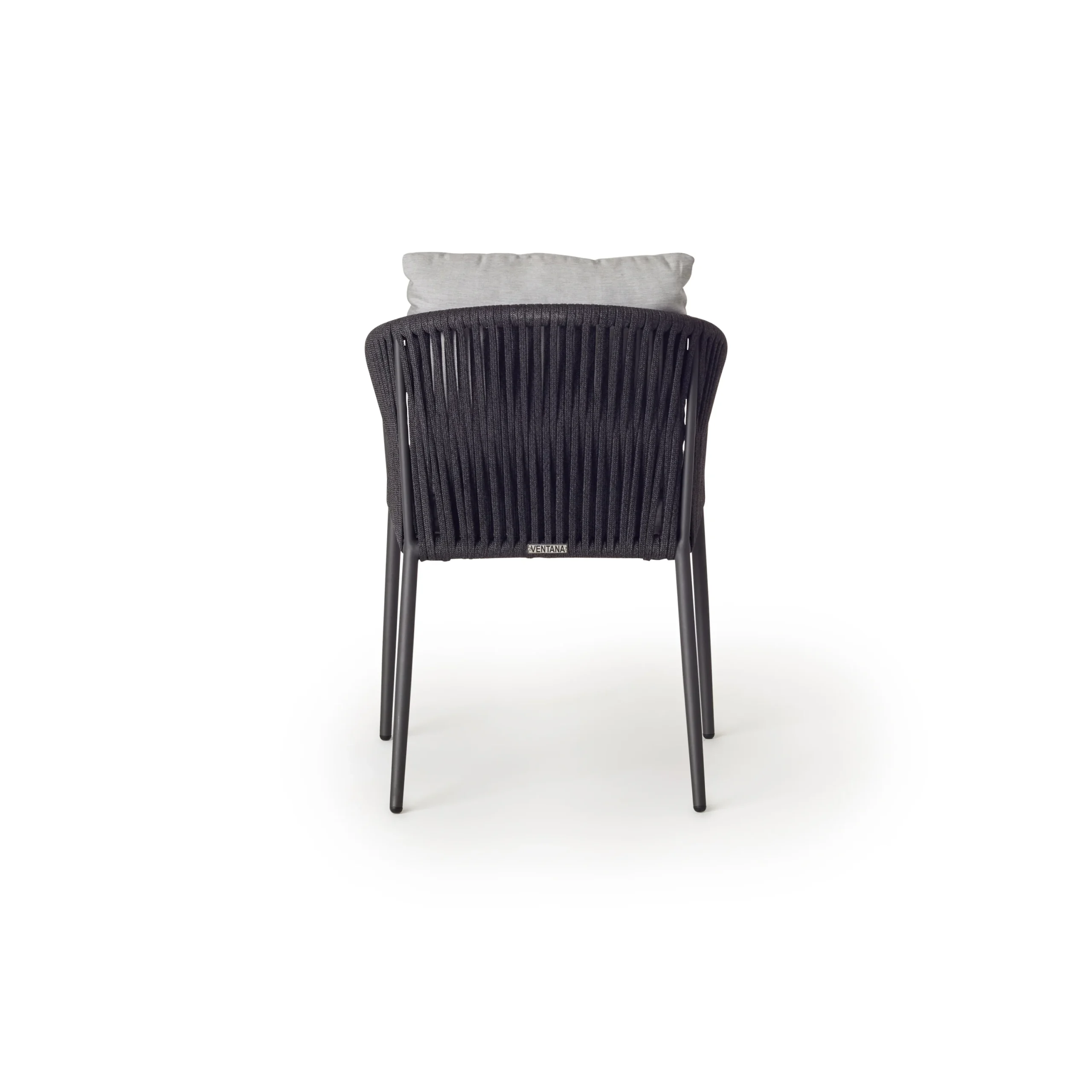 Nusa Lounge Chair in Charcoal Aluminum thumbnail 3