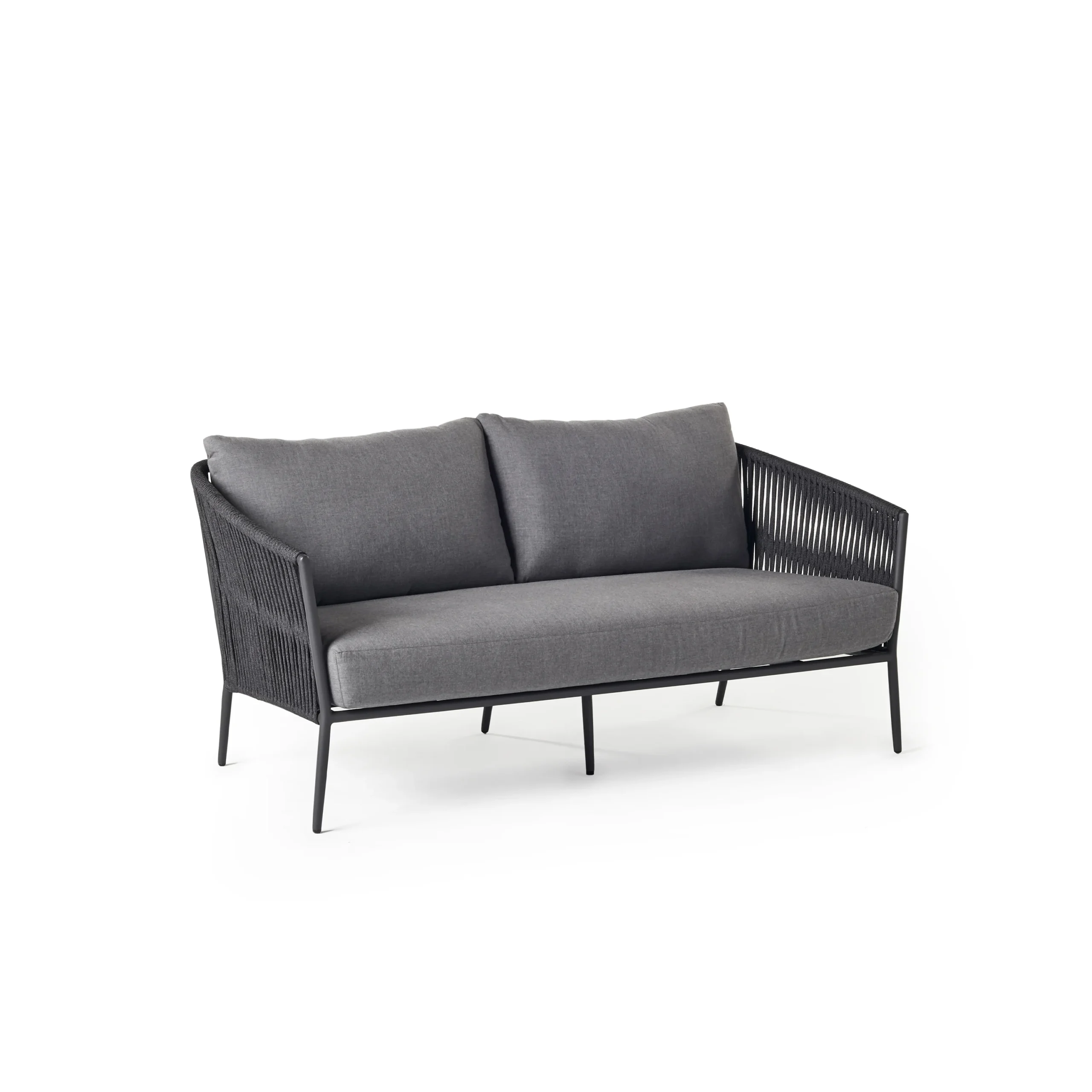 Nusa Loveseat in Charcoal Aluminum thumbnail 4