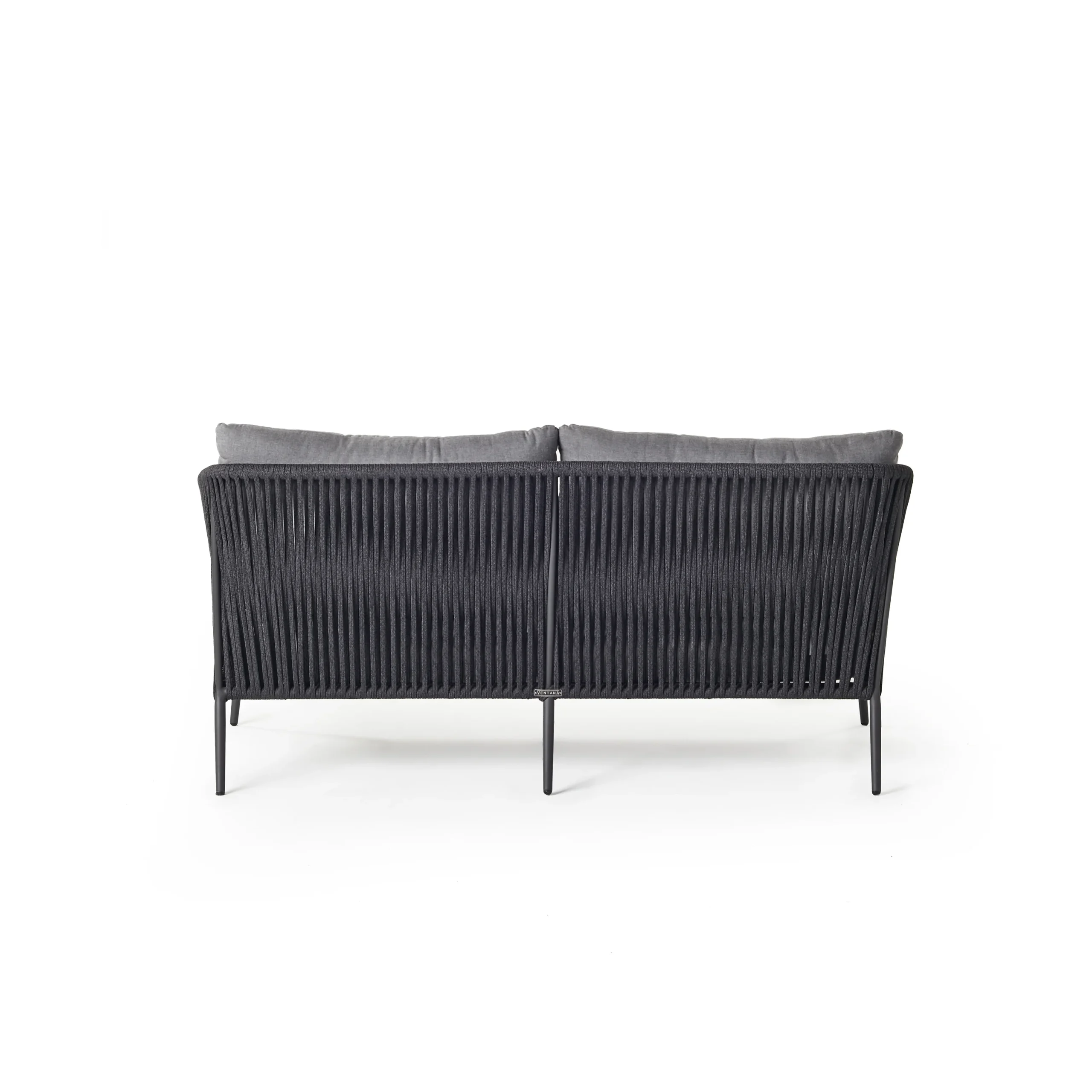 Nusa Loveseat in Charcoal Aluminum thumbnail 2