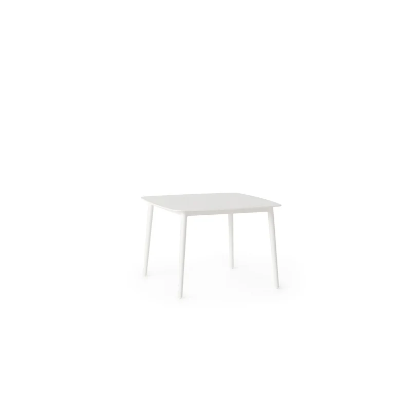 Nusa Side Table in White Aluminum thumbnail 2