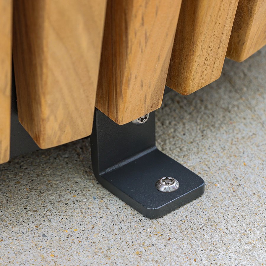 Luna trash receptacle w/ rain dome lid thumbnail 3