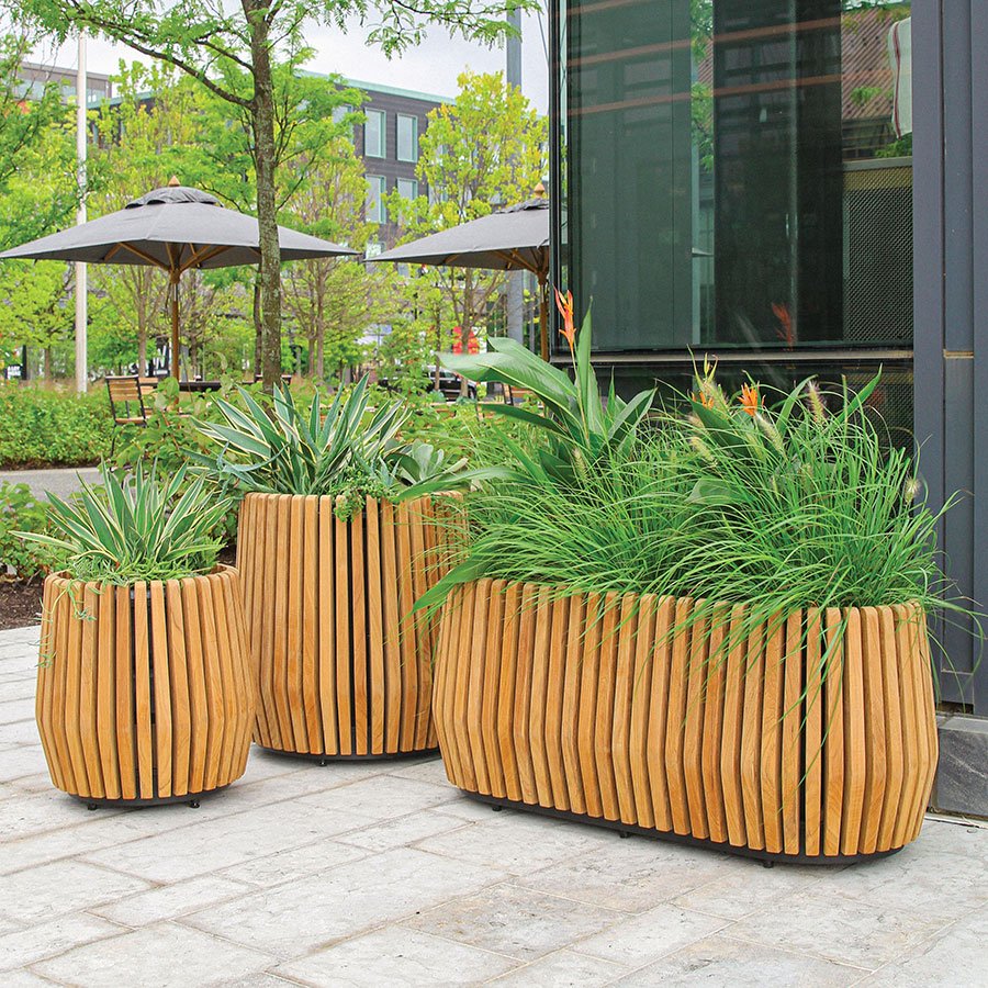 Luna long teak planter thumbnail 3