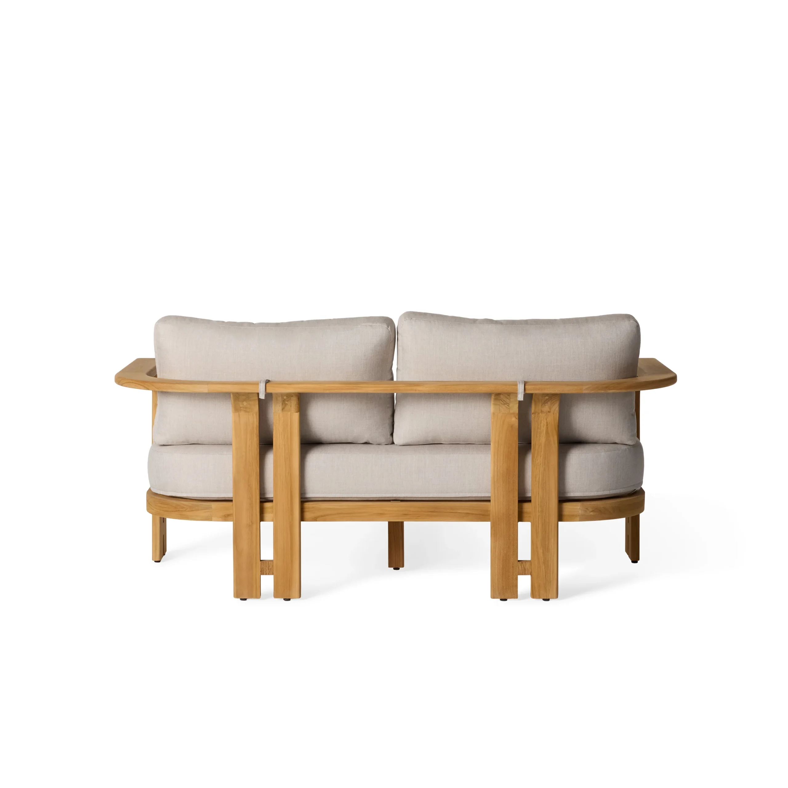 Haven Loveseat in Teak thumbnail 4